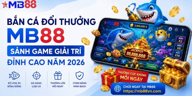 ắn cá đổi thưởng mb88: Sảnh game giải trí đỉnh cao năm 2026